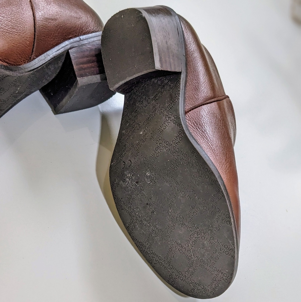 Vionic Jolene Ankle Boot Mocha Brown Leather. Size 5 - Picture 6 of 16